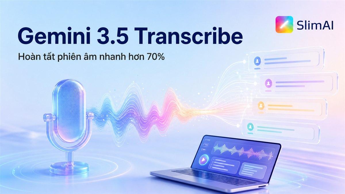 Gemini 3.5 Transcribe hoàn tất phiên âm nhanh hơn 70% | Bản tin AI ngày 27/08