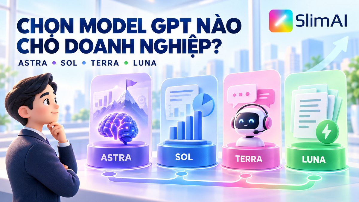 Chọn model GPT nào cho doanh nghiệp: Astra, Sol, Terra hay Luna?
