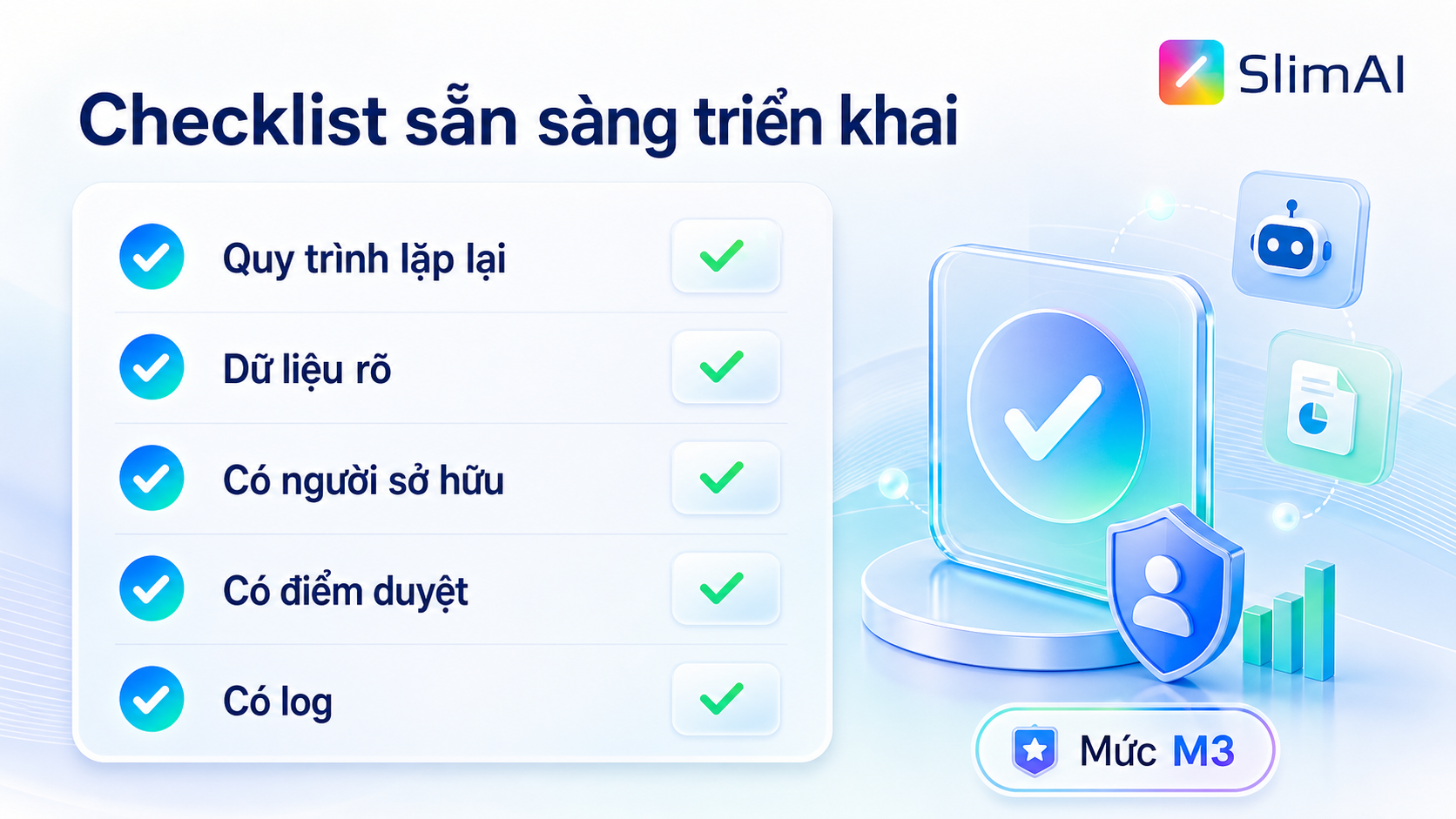 Checklist sẵn sàng triển khai agentic AI cho doanh nghiệp