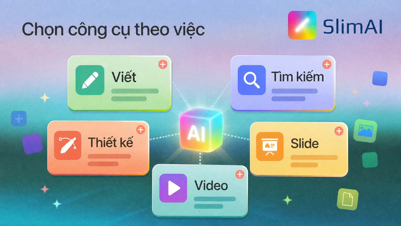 Chọn công cụ AI miễn phí theo việc cần làm