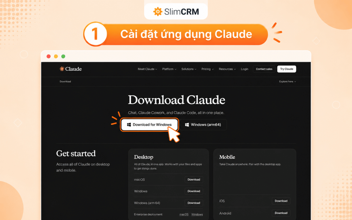 Giao diện hướng dẫn cài đặt Claude Code