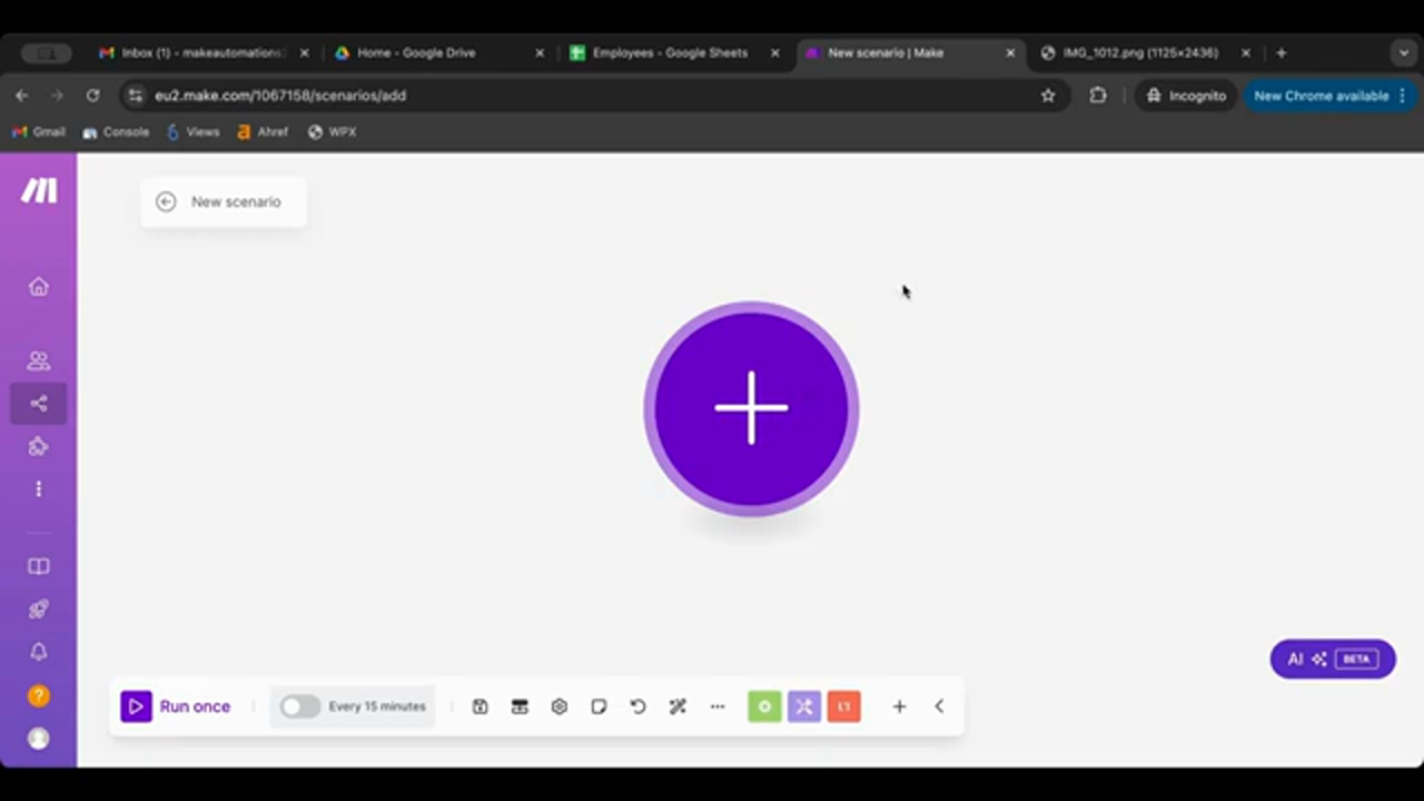 Thêm iOS module trong Make.com