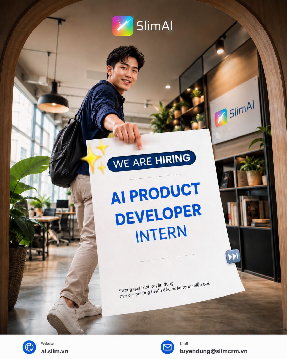 SlimAI tuyển thực tập sinh AI Developer