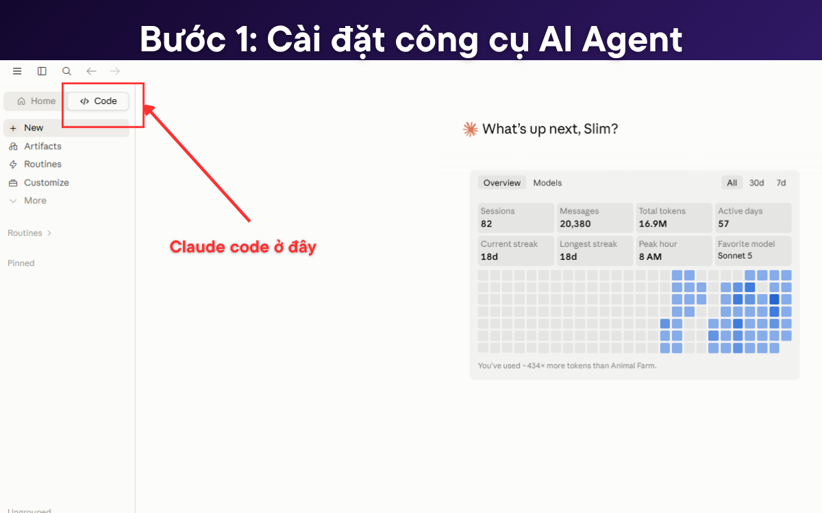 Tạo landing page bằng AI