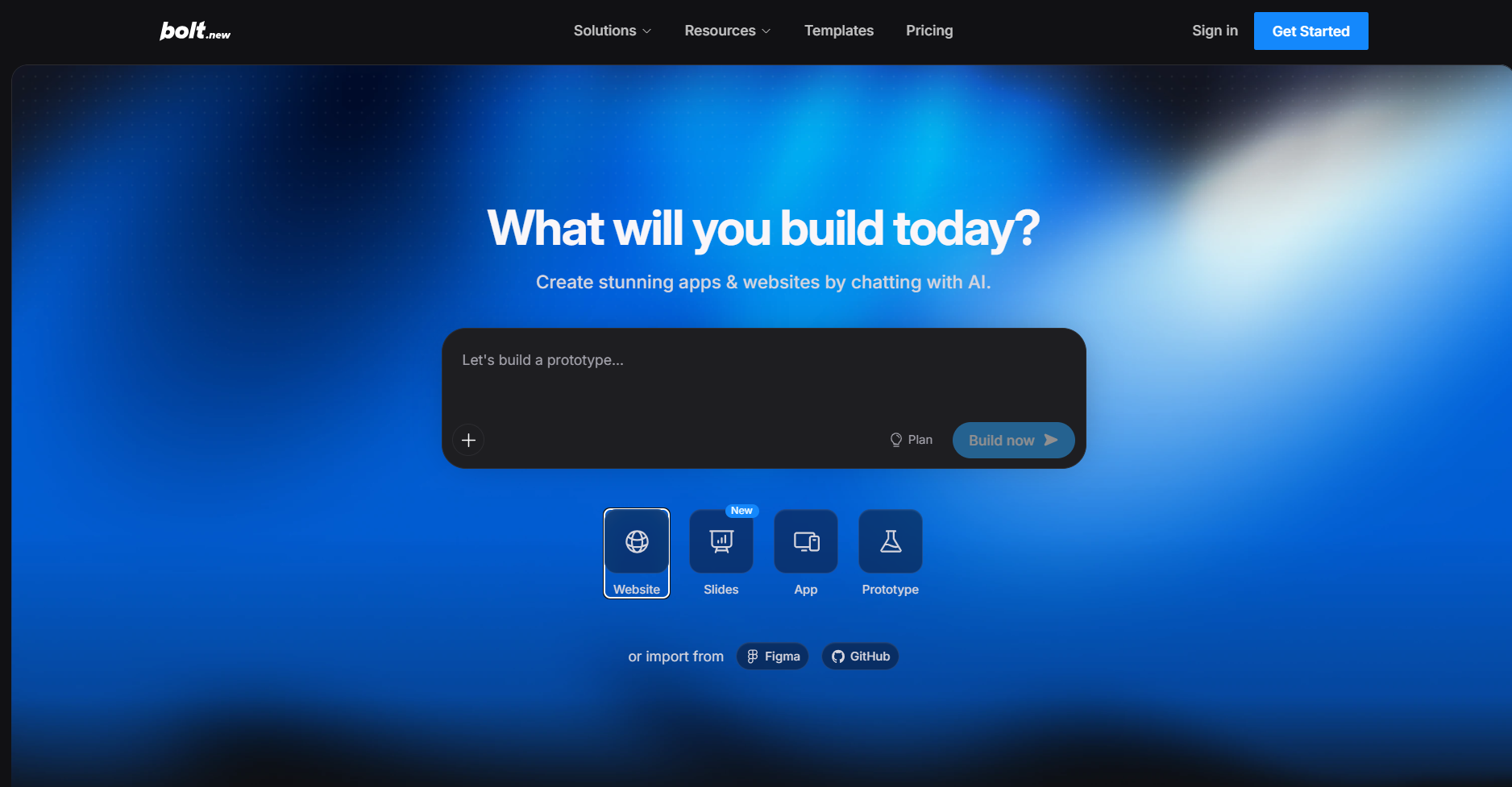 AI tạo website