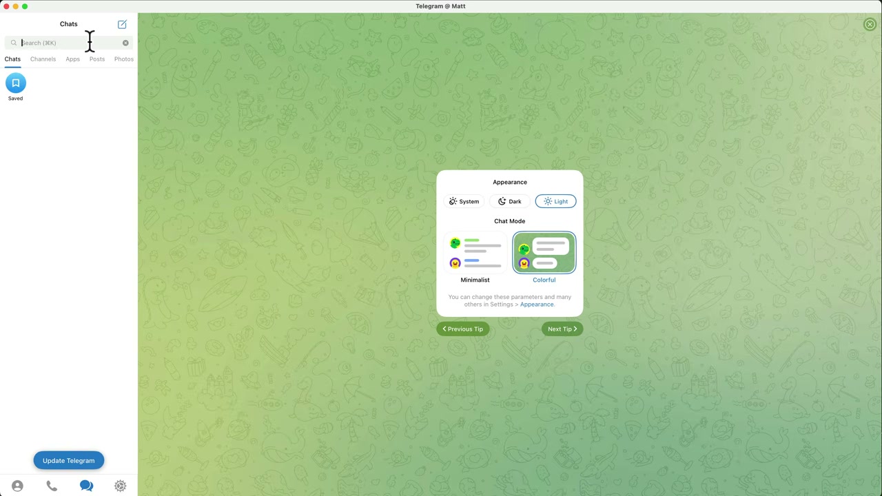 Đoạn video tạo bot Telegram bằng BotFather để kết nối Hermes